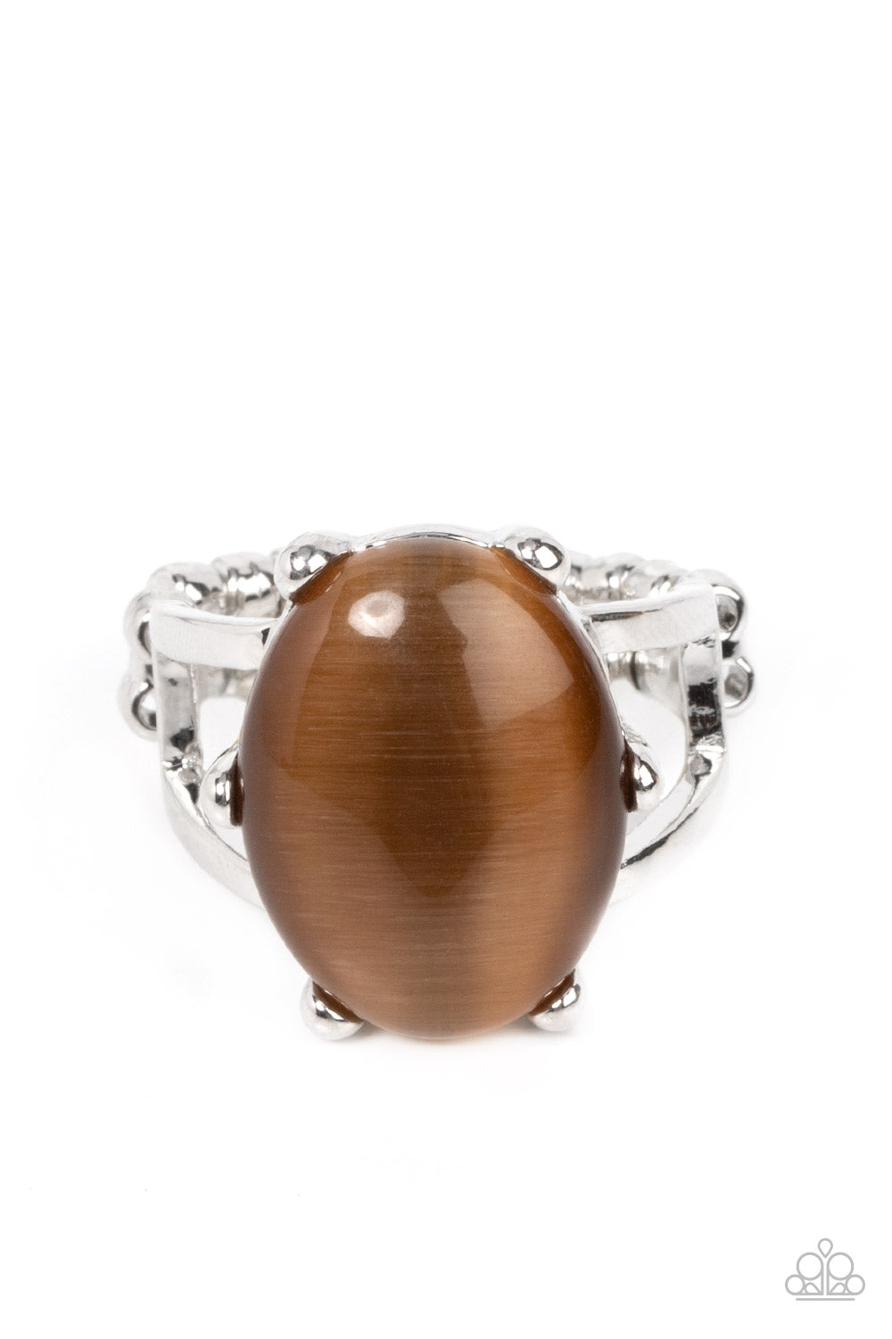 Paparazzi Enchantingly Everglades Brown Ring - P4WH-BNXX-125XX