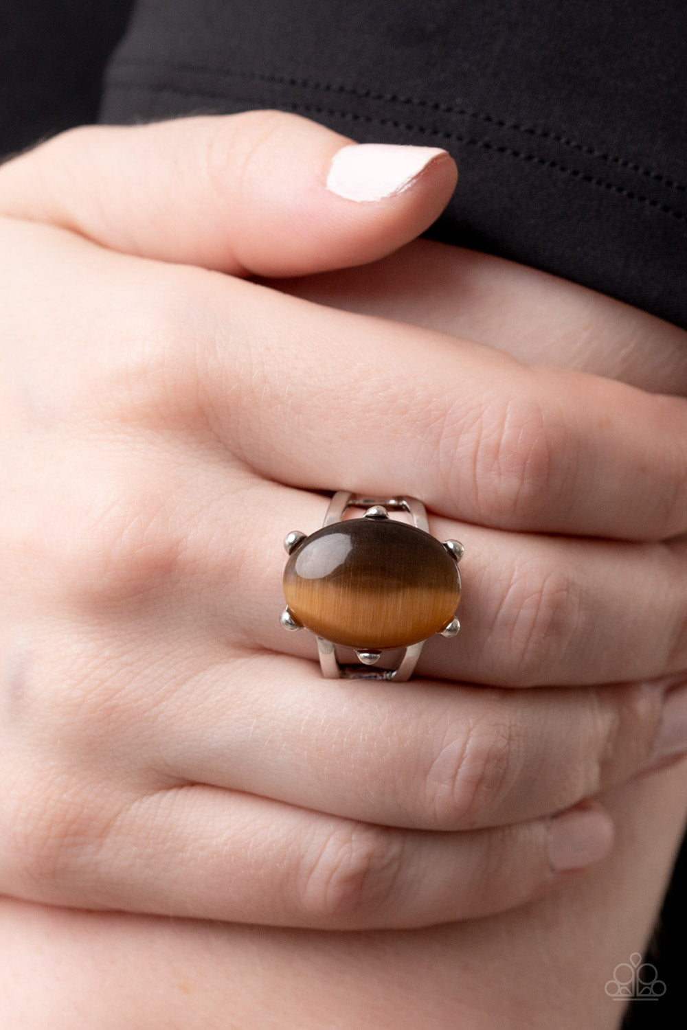 Paparazzi Enchantingly Everglades Brown Ring - P4WH-BNXX-125XX