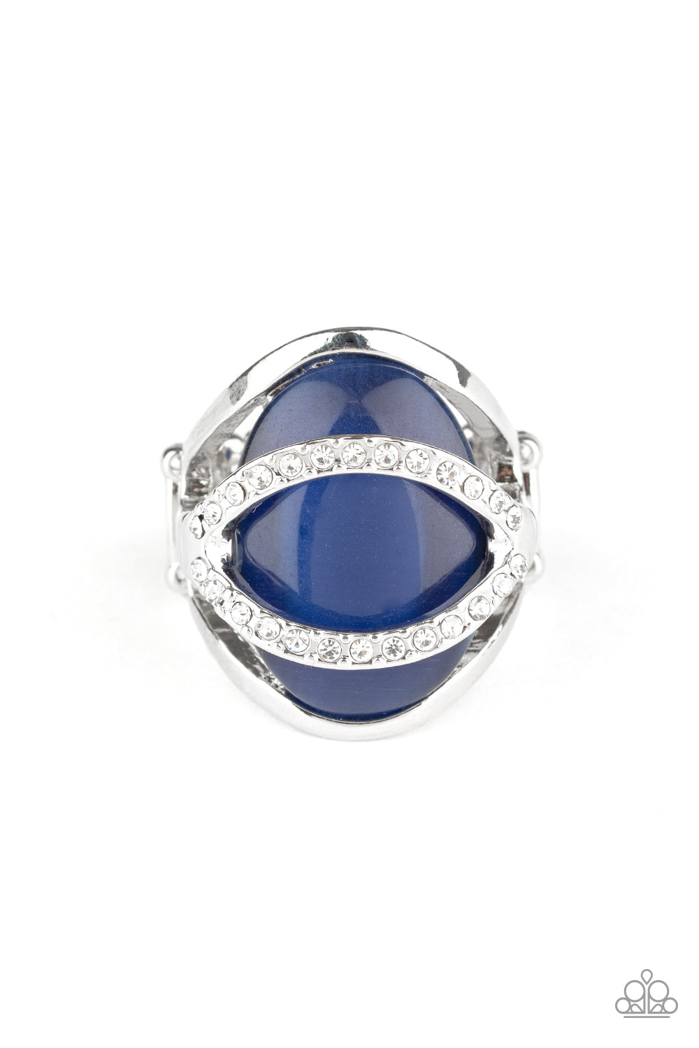 Paparazzi Endless Enchantment Blue Ring - Life Of The Party Exclusive November 2020