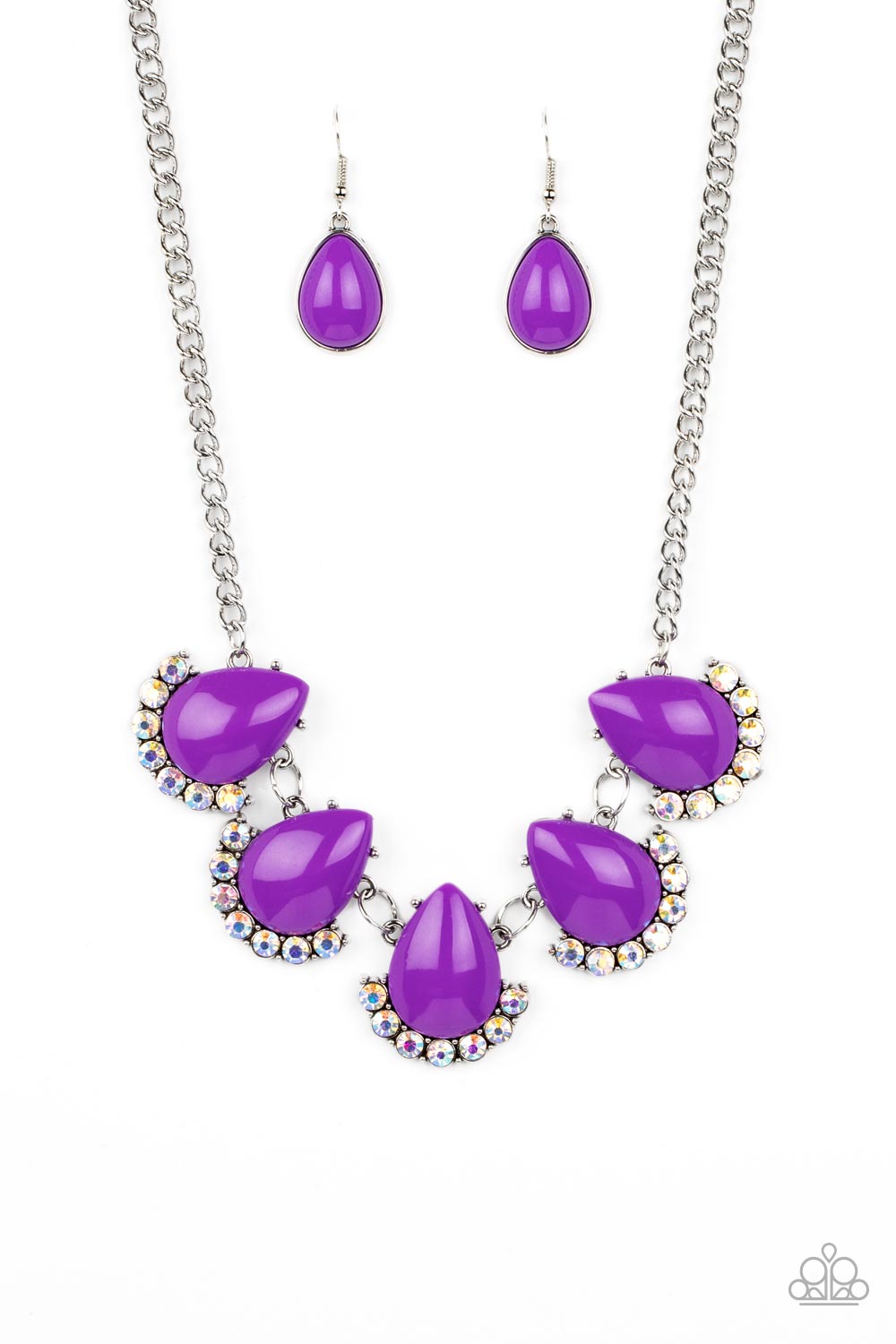 Paparazzi Ethereal Exaggerations Purple Short Necklace - P2WH-PRXX-429XX