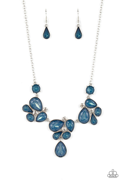 Paparazzi Everglade Escape Blue Short Necklace - P2ST-BLXX-207XX