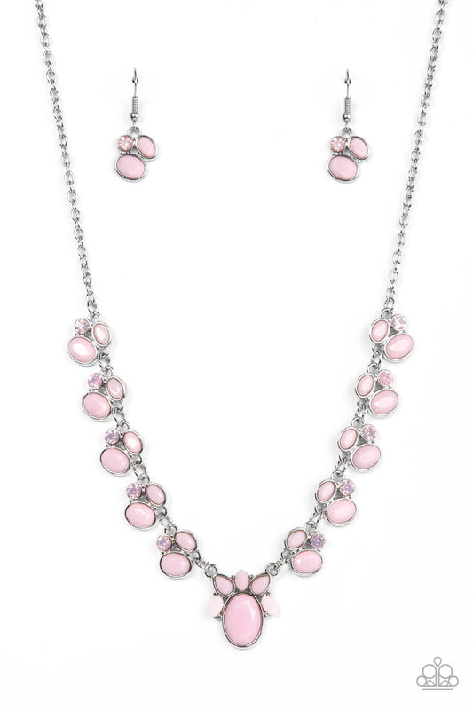 Paparazzi Fairytale Forte Pink Short Necklace - P2ST-PKXX-117XX