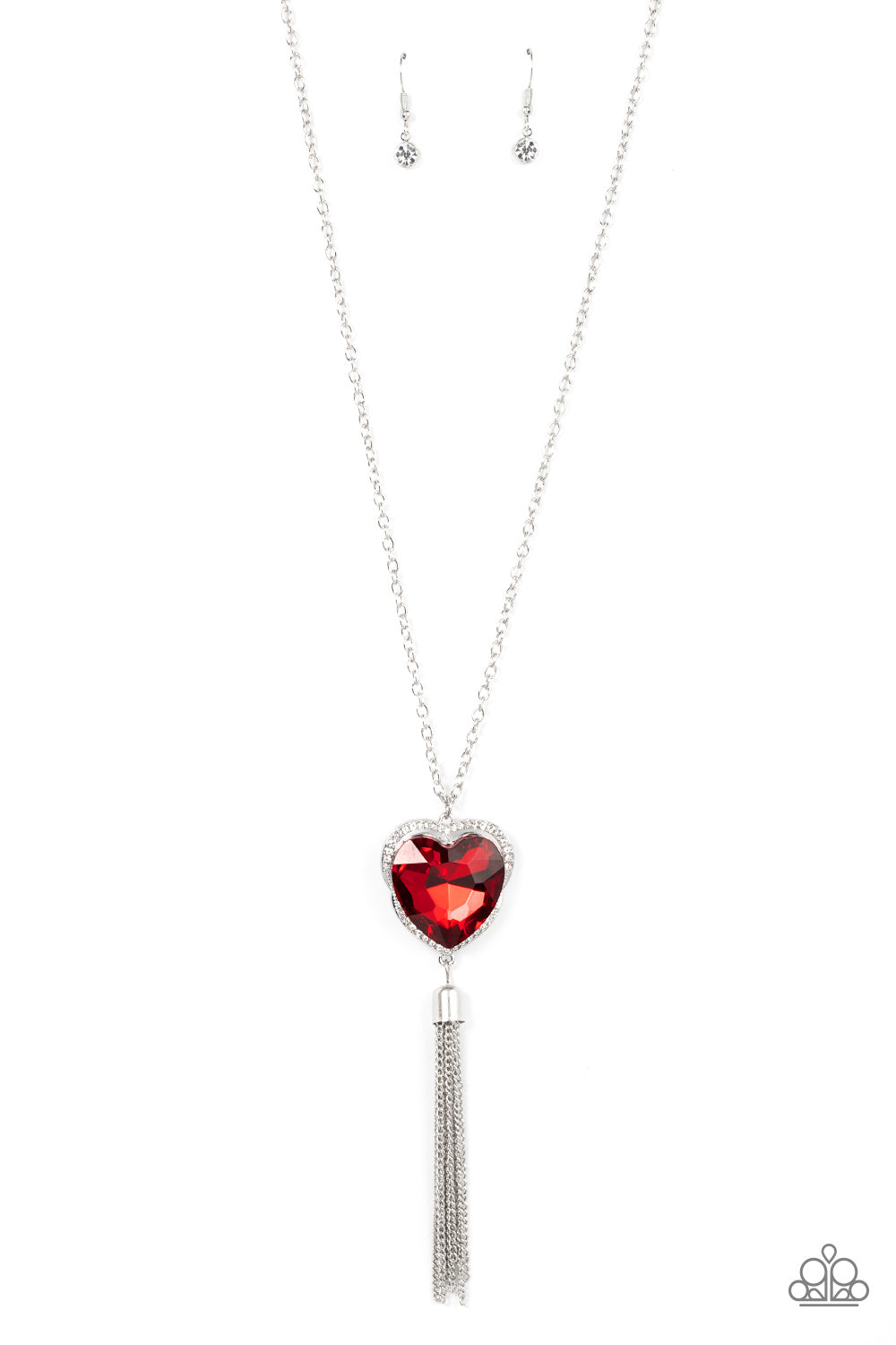 Paparazzi Finding My Forever Red Long Necklace - P2WH-RDXX-309XX
