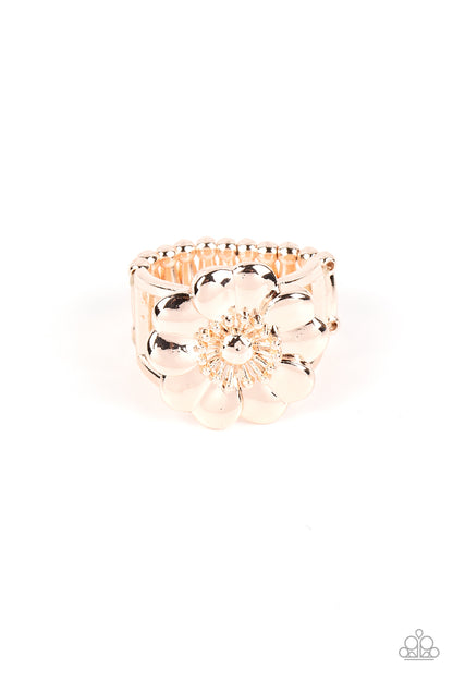 Paparazzi Floral Farmstead Rose Gold Ring - P4WH-GDRS-112XX