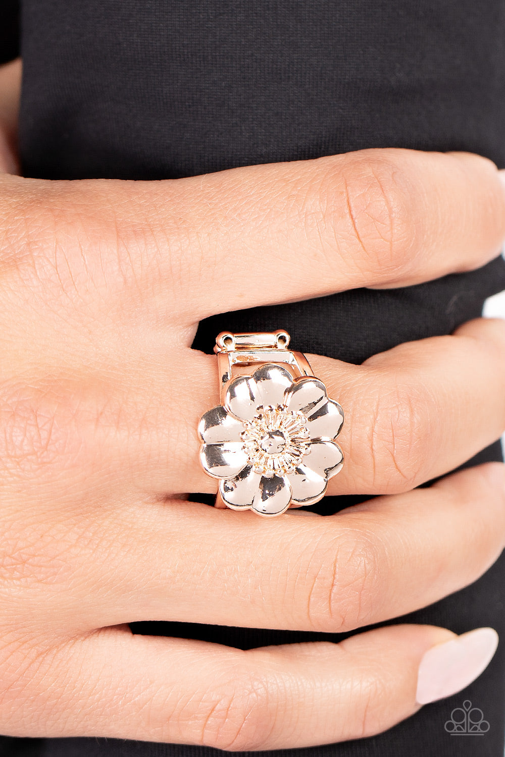 Paparazzi Floral Farmstead Rose Gold Ring - P4WH-GDRS-112XX