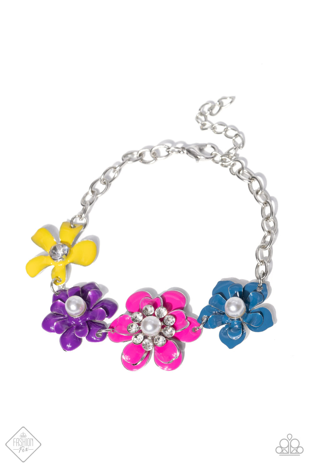 Paparazzi Flower Patch Fantasy Multi Clasp Bracelet - Glimpses of Malibu September 2022