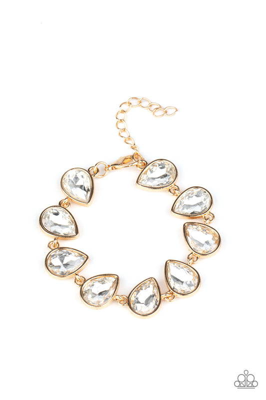 Paparazzi Free REIN Gold Clasp Bracelet - P9RE-GDXX-271XX