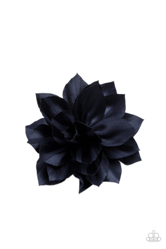 Paparazzi Gala Garden Blue Hairbow - P7SS-BLXX-119XX