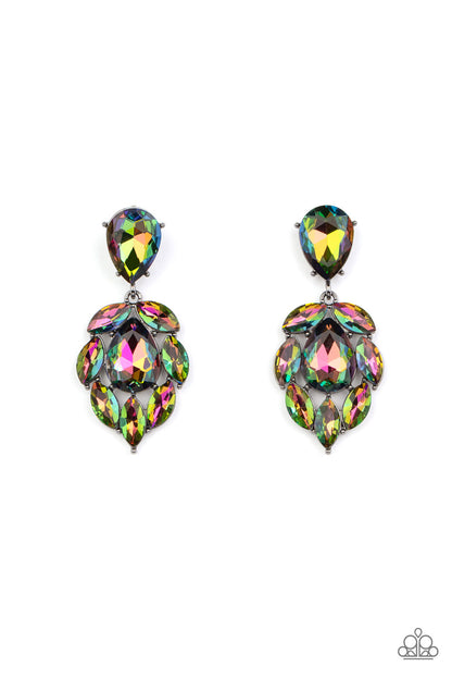 Paparazzi Galactic Go-Getter Multi Post Earrings - Life of the Party Exclusive February 2022 - P5PO-MTXX-068XX