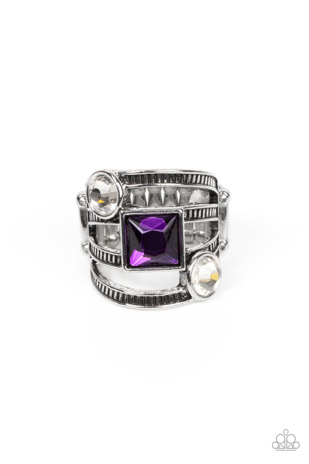 Paparazzi Galactic Governess Purple Ring - P4RE-PRXX-167XX