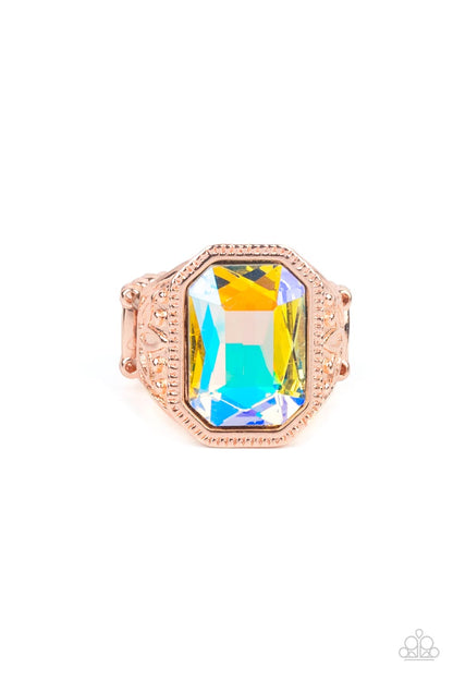 Paparazzi Galaxy Goddess Rose Gold Ring - P4RE-GDRS-222XX