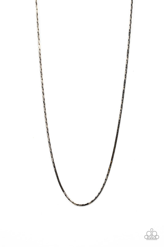 Paparazzi Game Day Gold Men's Long Necklace - P2MN-URGD-027XX