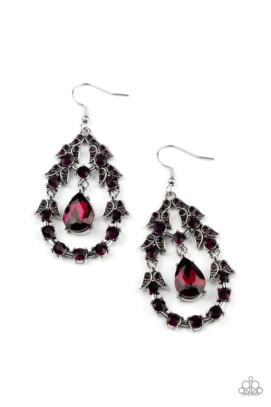 Paparazzi Garden Decorum Purple Fishhook Earrings