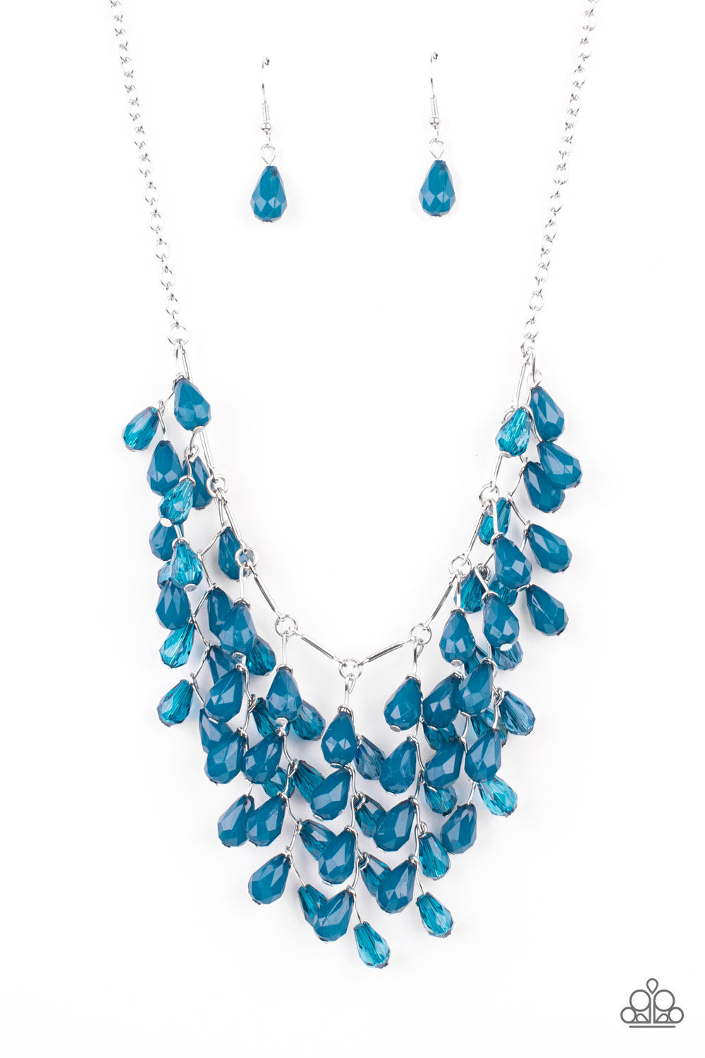 Paparazzi Garden Fairytale Blue Short Necklace - Convention Release 2021