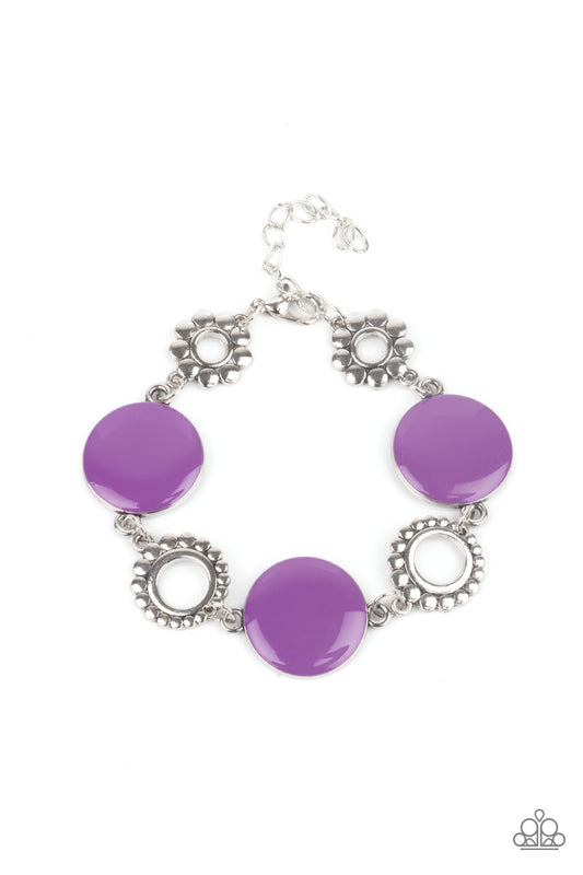 Paparazzi Garden Regalia Purple Clasp Bracelet