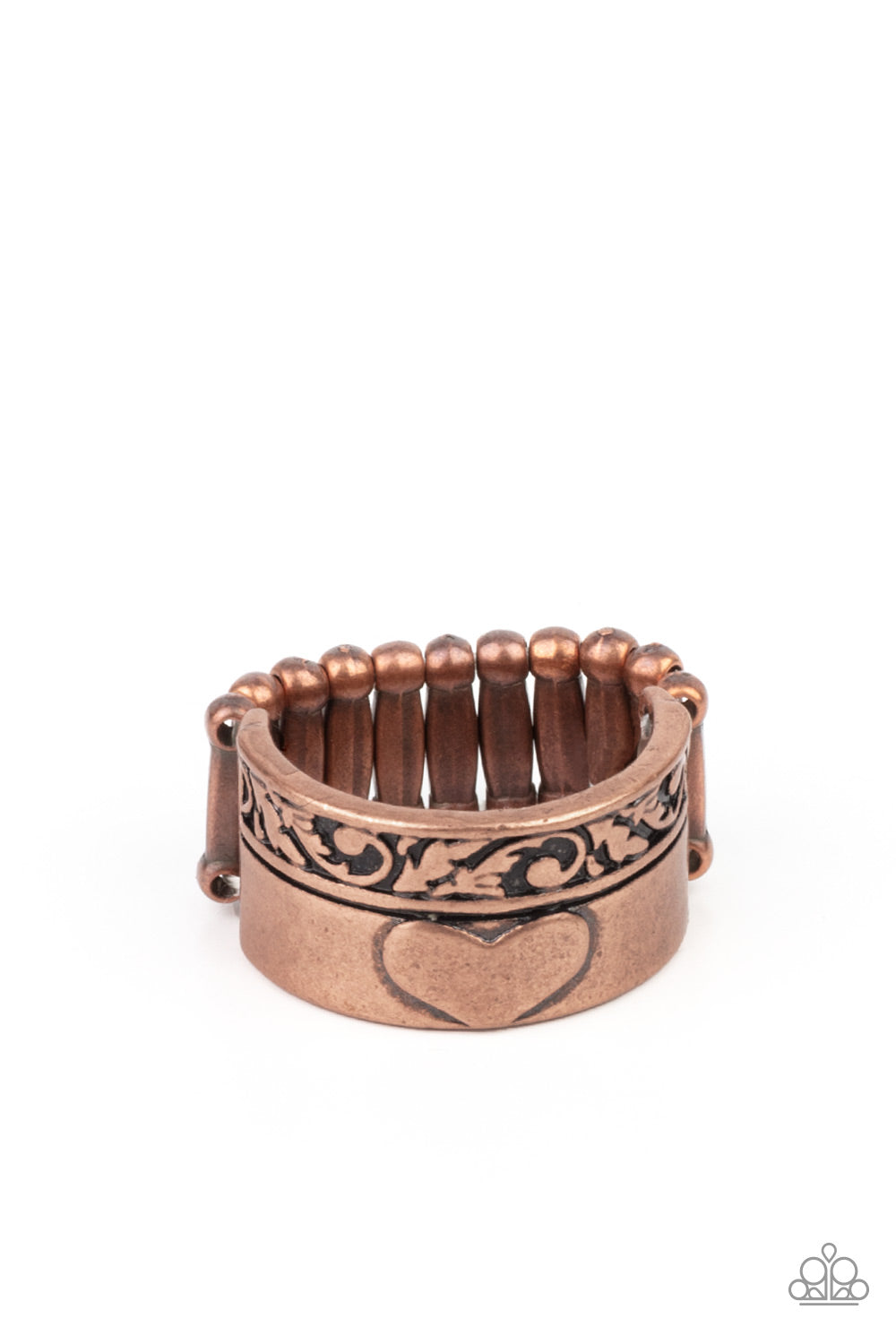 Paparazzi Garden Romance Copper Ring - P4WH-CPXX-106XX