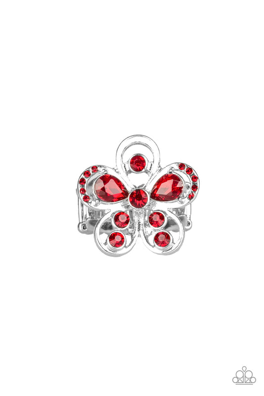 Paparazzi Gardens Of Grandeur Red Ring