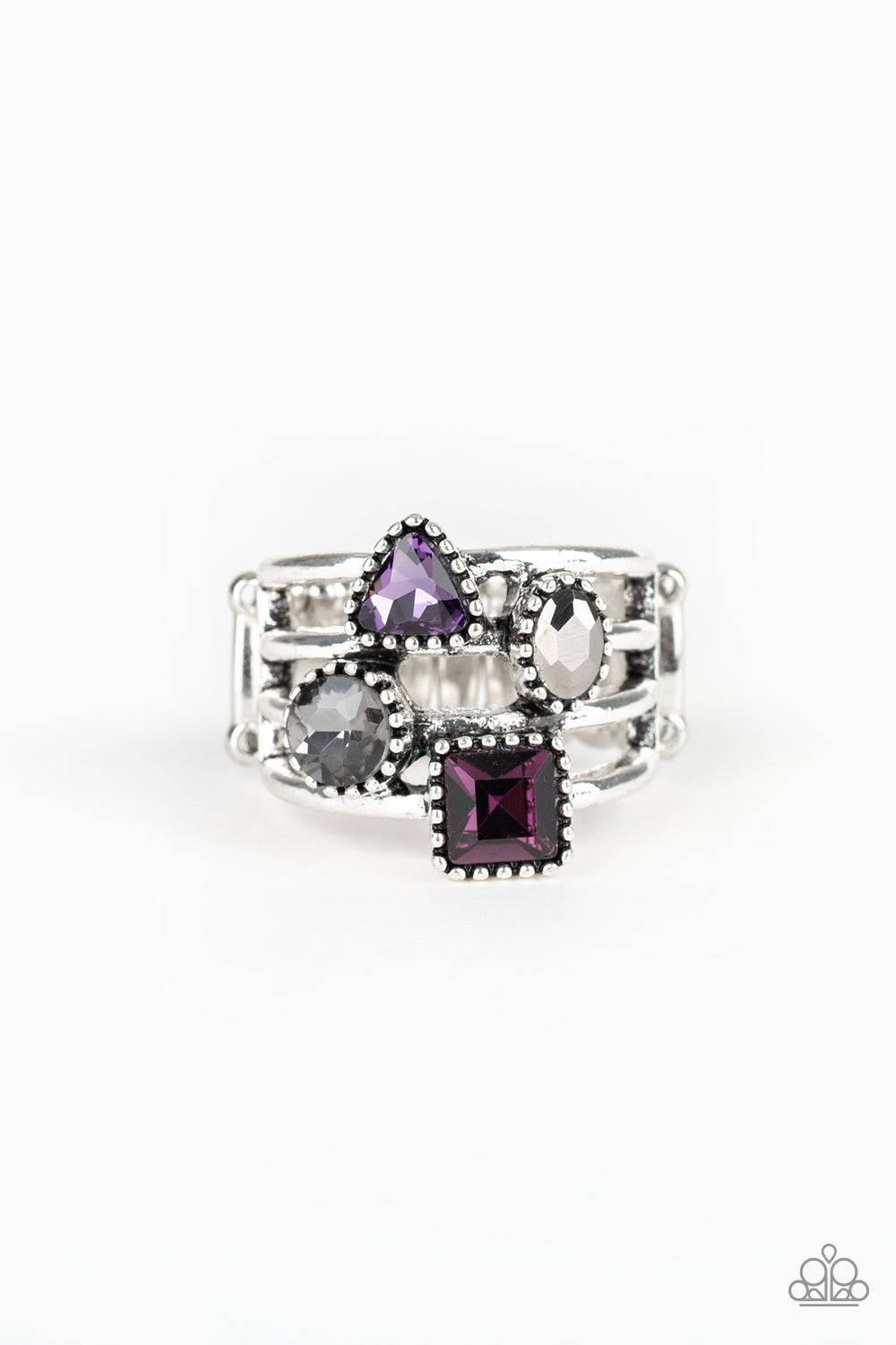 Paparazzi Geo Jazz Purple Ring