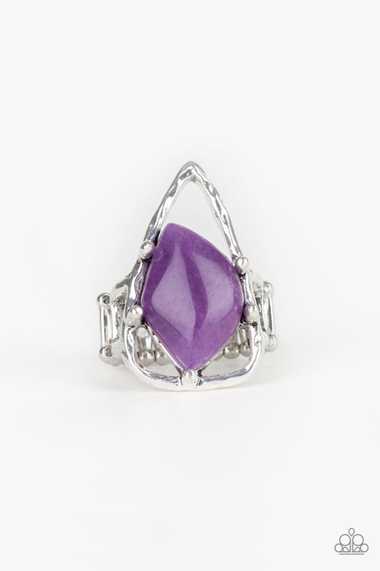 Paparazzi Get The Point Purple Stone Ring