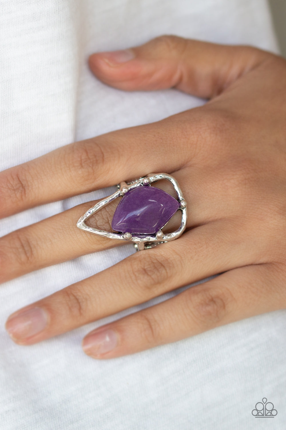 Paparazzi Get The Point Purple Stone Ring