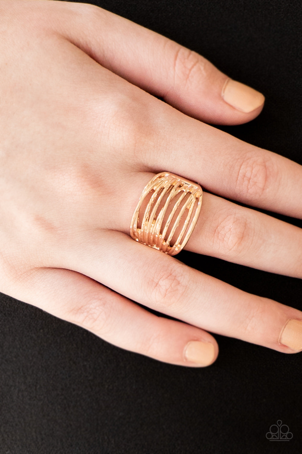 Paparazzi Give Me Space Rose Gold Ring - P4BA-GDRS-021XX