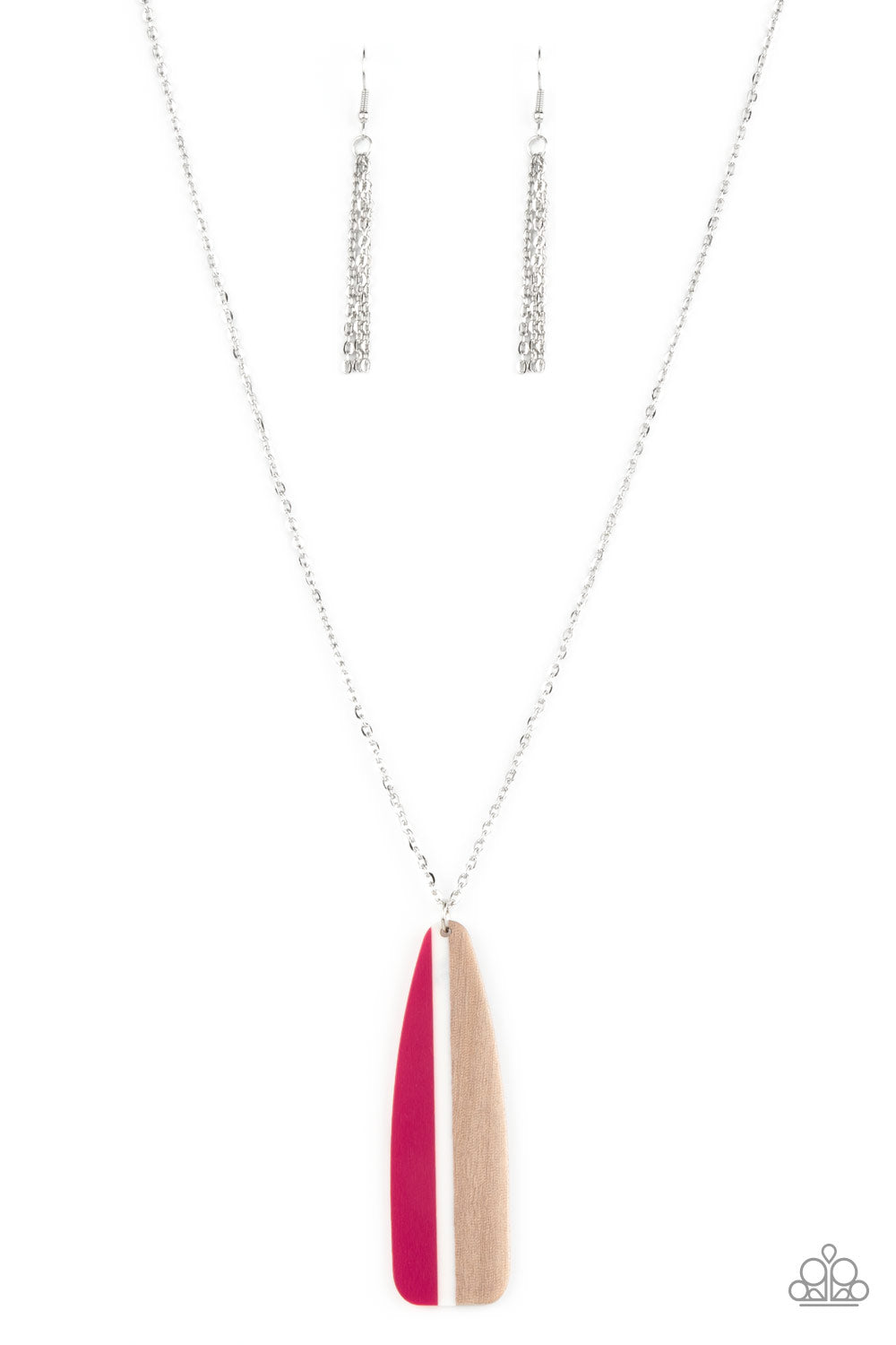 Paparazzi Grab a Paddle Pink Long Necklace - P2SE-PKXX-227XX