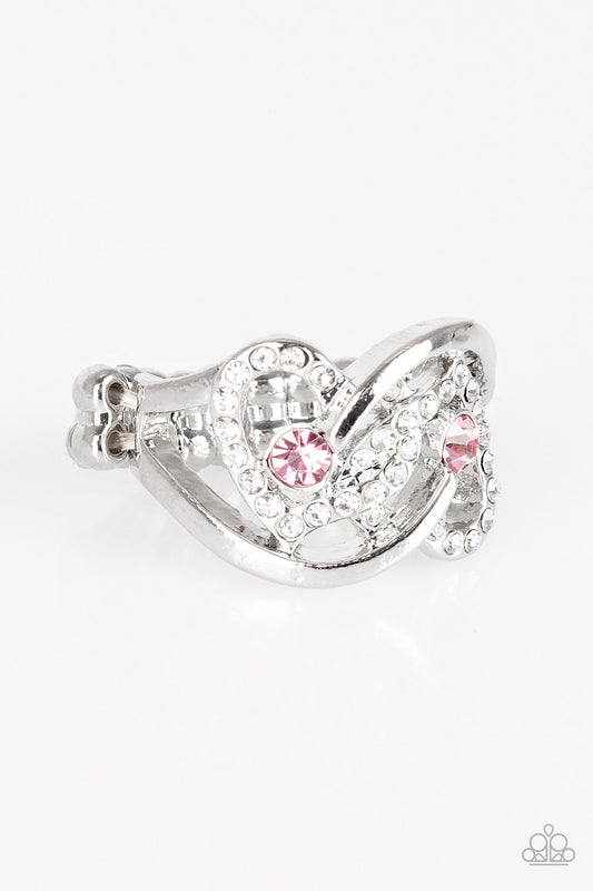 Paparazzi Have The World On A HEART-String Pink Ring