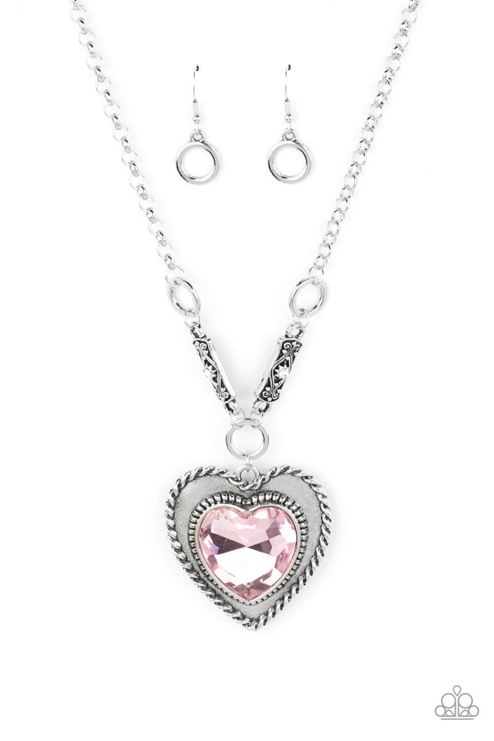 Paparazzi Heart Full Of Fabulous Pink Short Necklace - P2ST-PKXX-126XX
