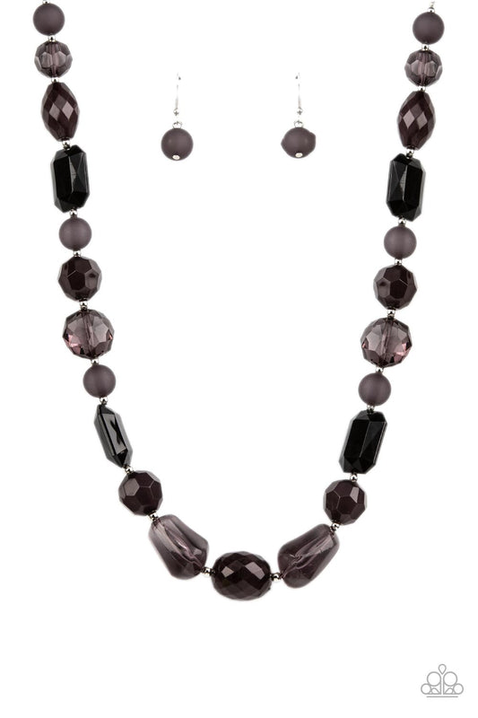 Paparazzi Here Today, GONDOLA Tomorrow Black Short Necklace - P2ST-BKXX-186XX