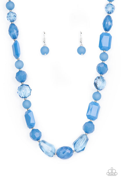 Paparazzi Here Today, GONDOLA Tomorrow Blue Short Necklace - P2ST-BLXX-175XX