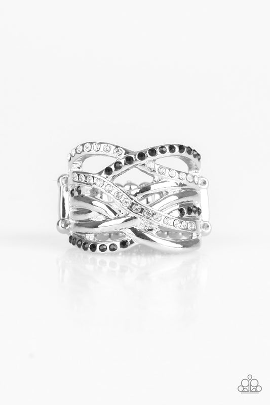 Paparazzi High Rollin' Black Ring - P4RE-BKXX-219XX