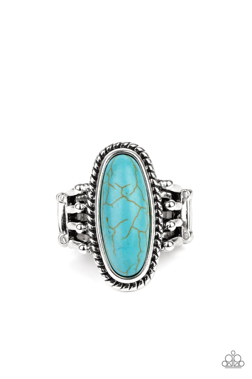 Paparazzi Home On The RANCH Blue Ring - P4SE-BLXX-217XX