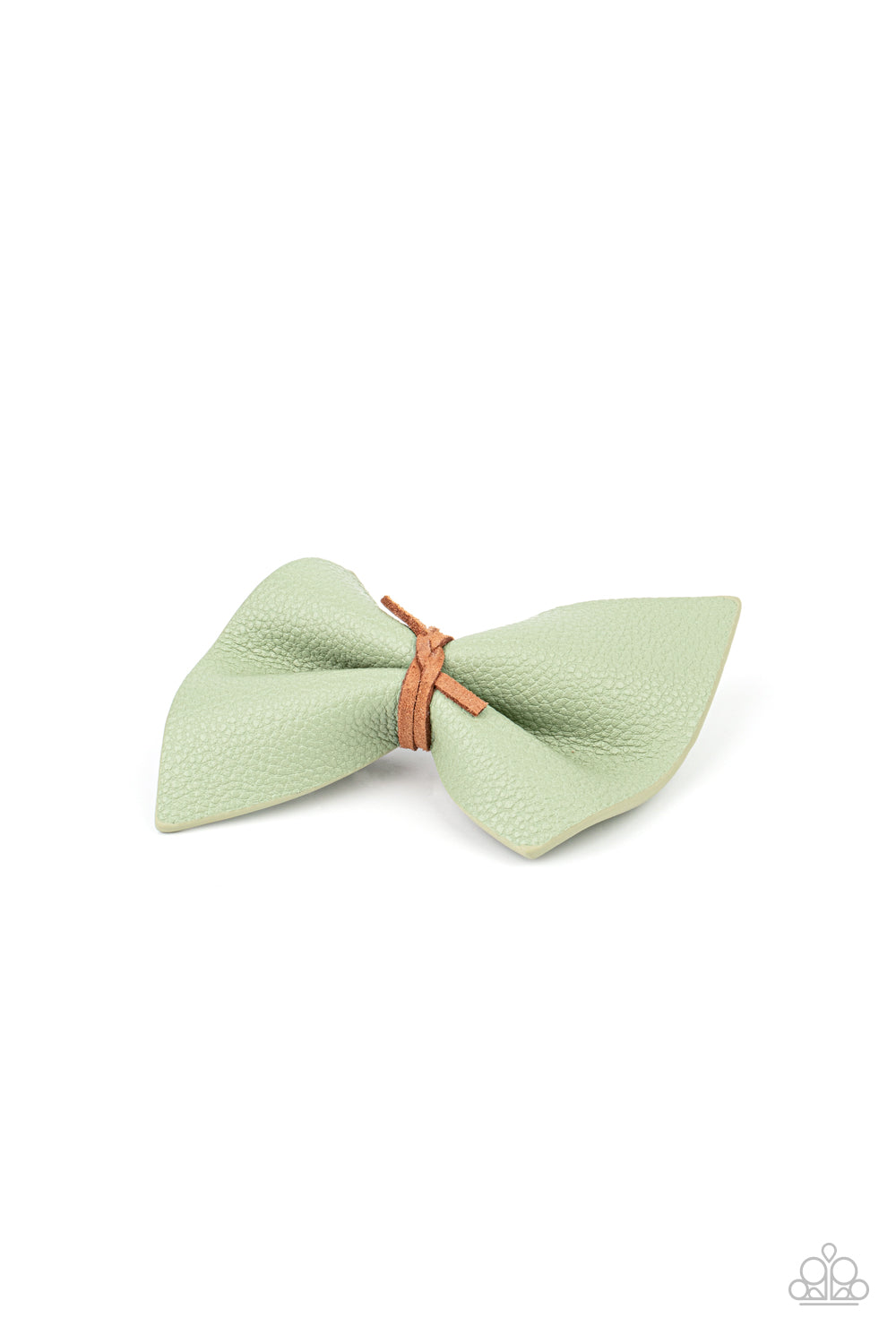 Paparazzi Home Sweet HOMESPUN Green Hairbow - P7SS-GRXX-083XX