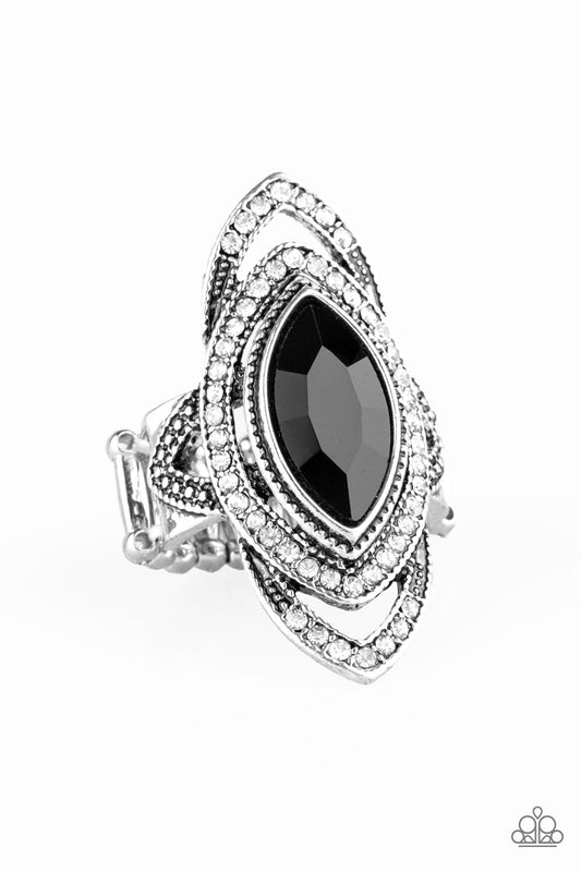 Paparazzi Hot Off The EMPRESS Black Ring