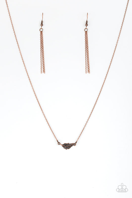 Paparazzi In-Flight Fashion Copper Short Necklace