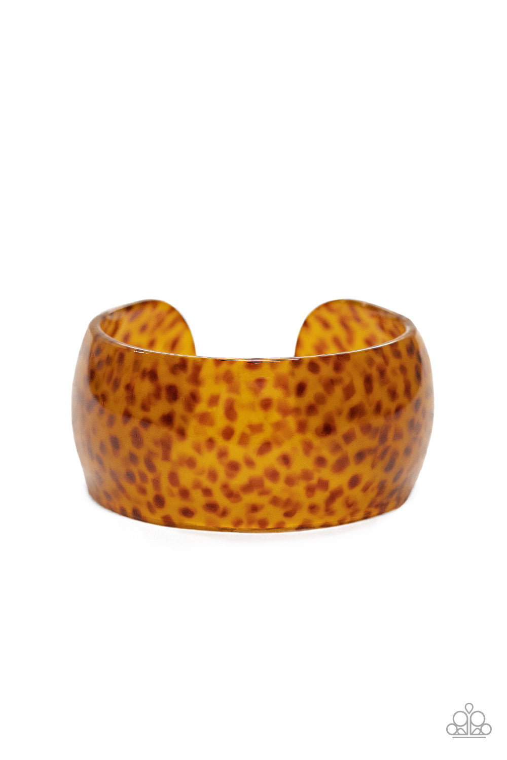 Paparazzi Jungle Cruise Brown Acrylic Cuff Bracelet