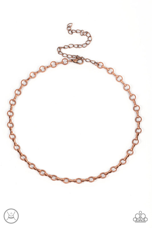 Paparazzi Keepin it Chic Copper Choker Necklace - P2CH-CPXX-038XX