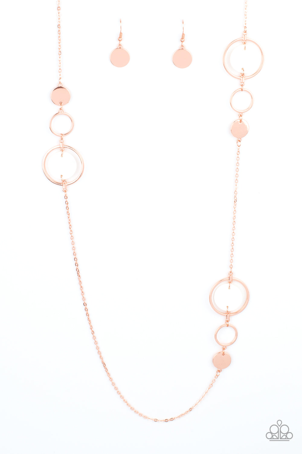 Paparazzi Laguna Lounge Copper Long Necklace - P2SE-CPSH-139XX