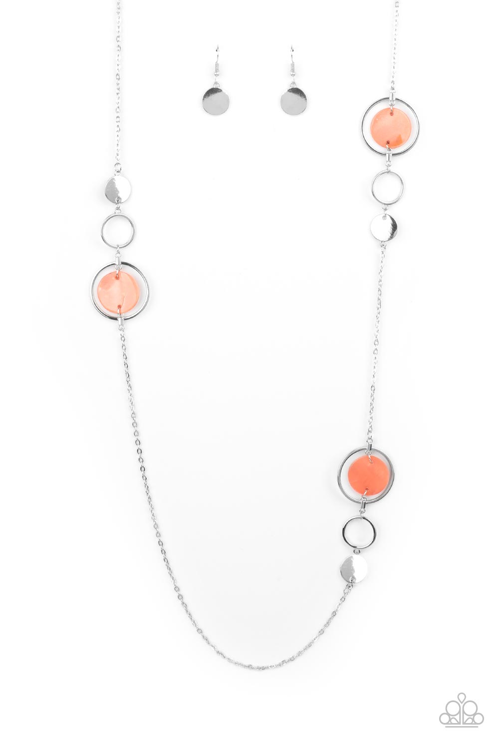 Paparazzi Laguna Lounge Orange Long Necklace - P2SE-OGXX-255XX