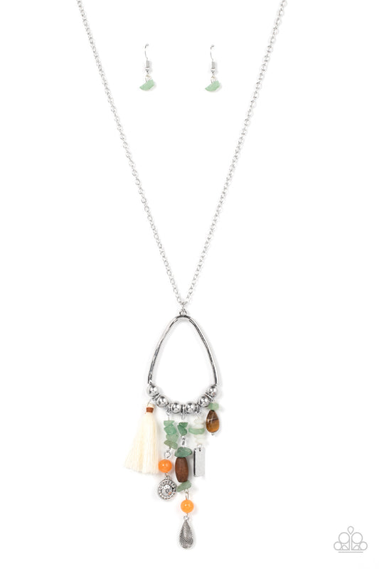 Paparazzi Listen to Your Soul Green Short Necklace - P2SE-GRXX-243XX