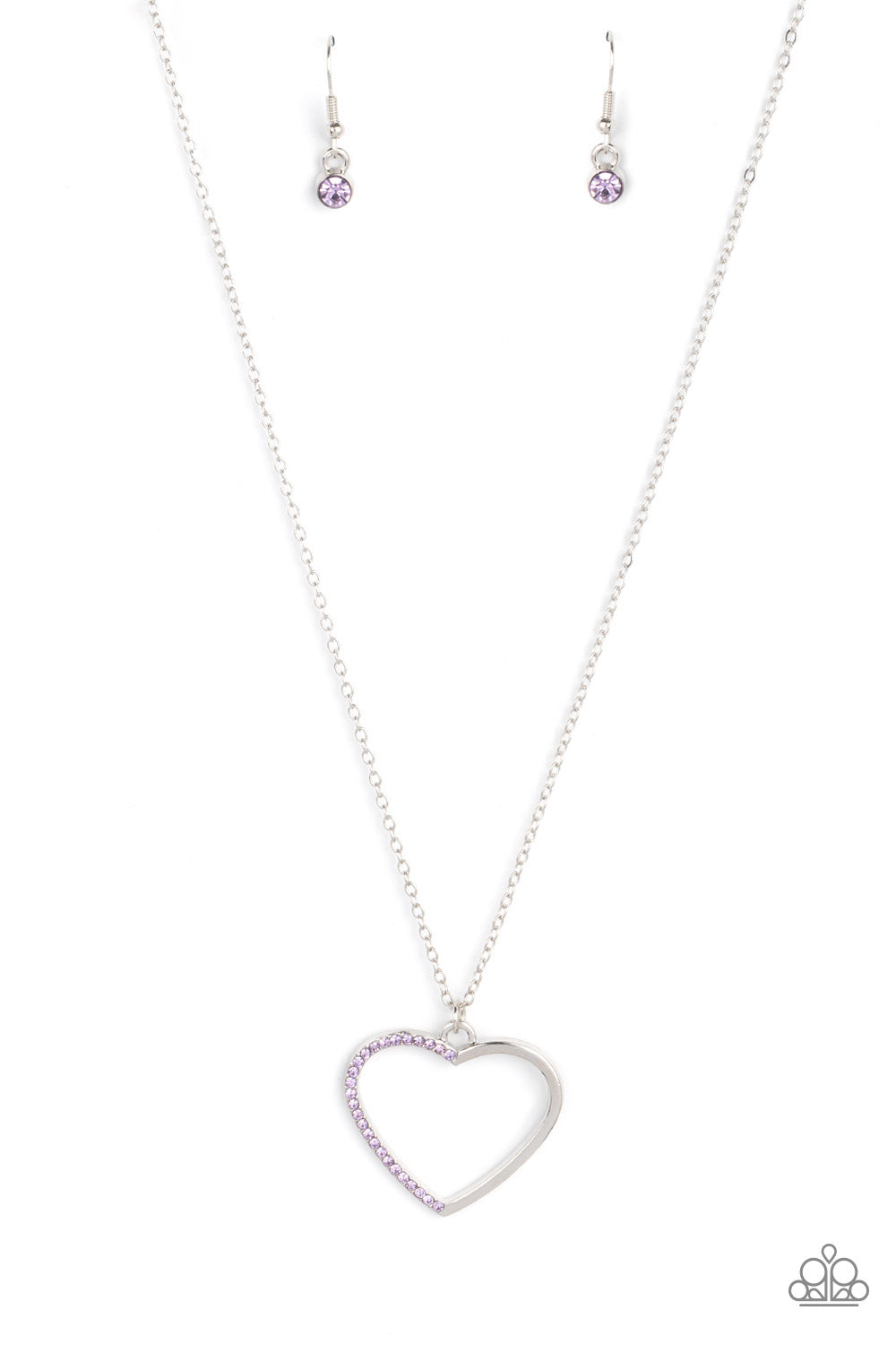 Paparazzi Love to Sparkle Purple Short Necklace - P2RE-PRXX-297XX