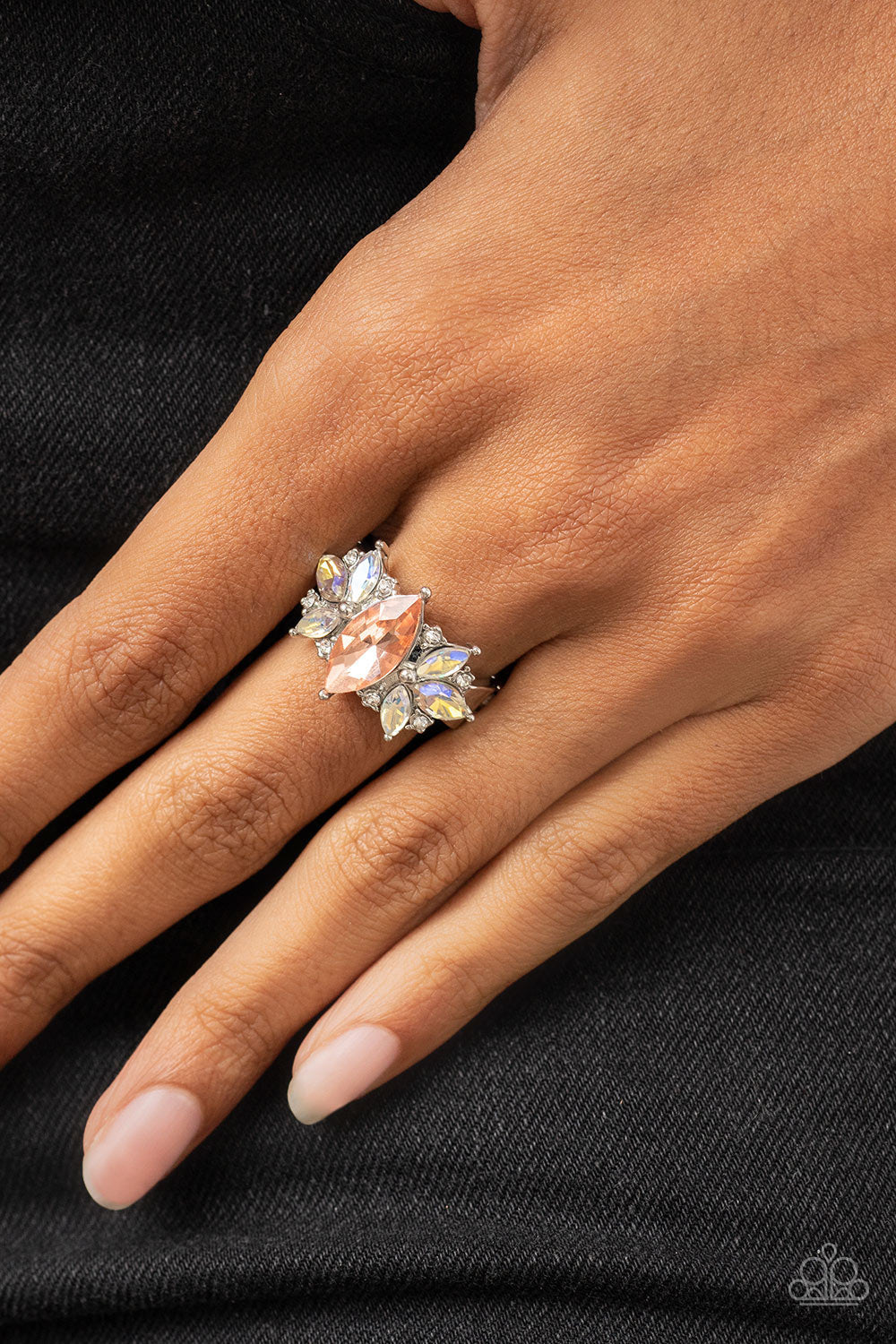 Paparazzi Luxury Luster Orange Ring - P4RE-OGXX-056XX