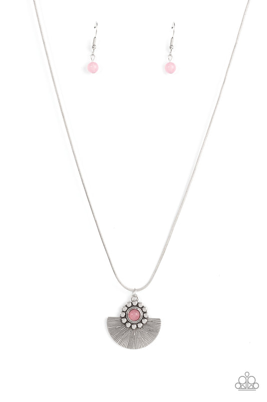 Paparazzi Magnificent Manifestation Pink Short Necklace - P2SE-PKXX-225CN