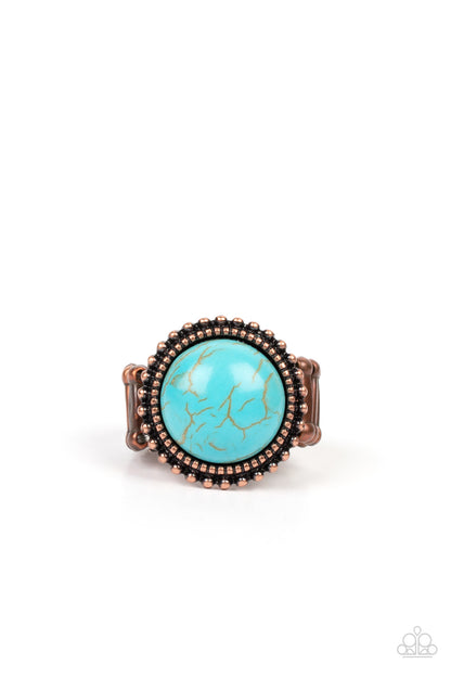 Paparazzi Mesa Mecca Copper Ring - P4SE-CPXX-088XX