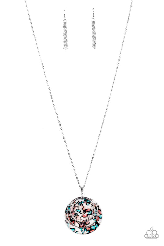 Paparazzi Metro Mosaic Multi Long Necklace