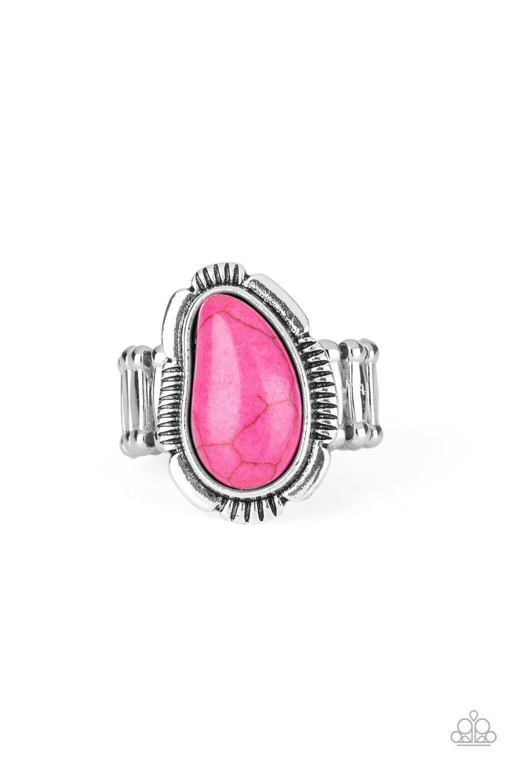 Paparazzi Mineral Mood Pink Stone Ring