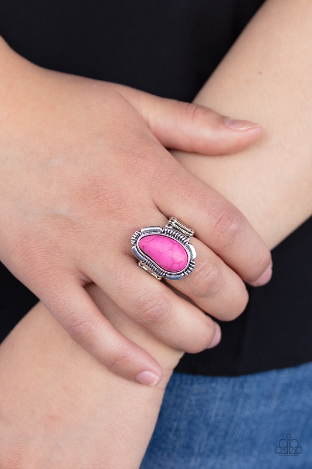 Paparazzi Mineral Mood Pink Stone Ring