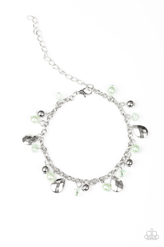 Paparazzi Modestly Midsummer Green Clasp Bracelet