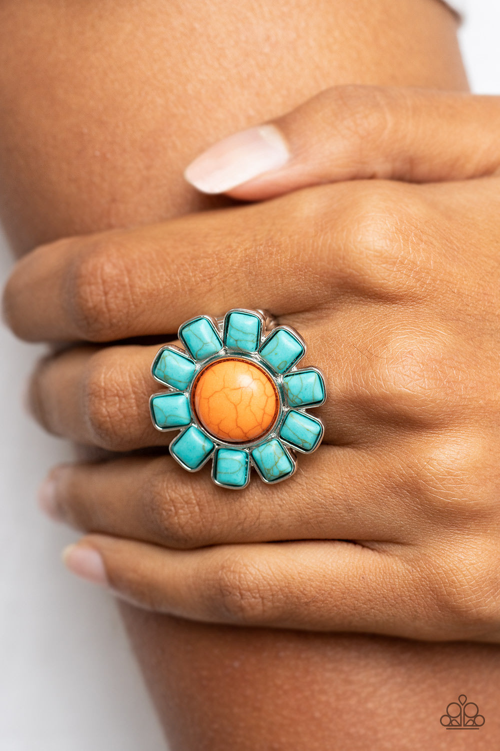 Paparazzi Mojave Marigold Orange Ring - P4WH-OGXX-137XX