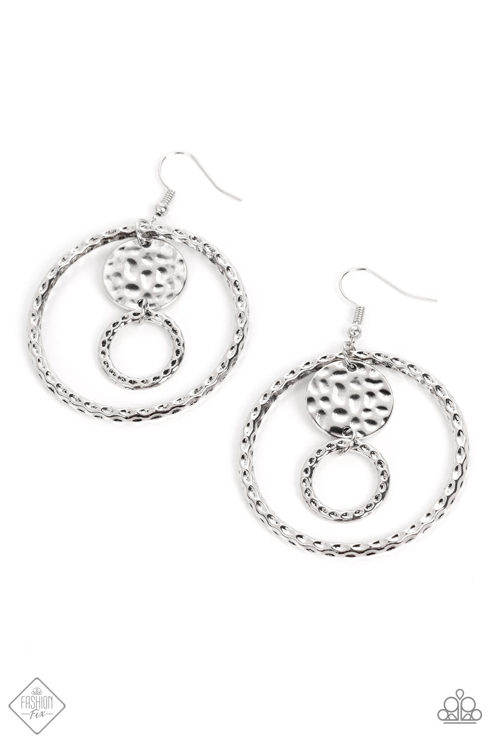 Paparazzi Mojave Metal Art Silver Fishhook Earrings – Fashion Fix Simply Santa Fe August 2022